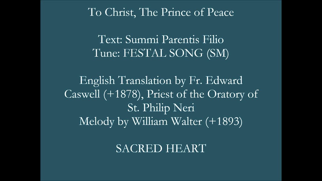 To Christ The Prince of Peace YouTube To Christ The Prince of Peace YouTube