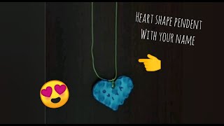 DIY Pendent/Heart Shape Locket/A Locket With Our Name/V & O Creations screenshot 1