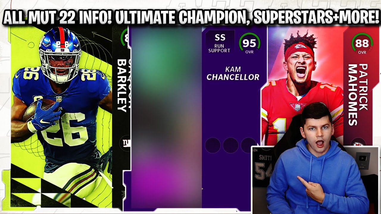 ALL MUT 22 INFO! ULTIMATE CHAMPION, SUPERSTAR PROMO, SEASONS, TONS OF