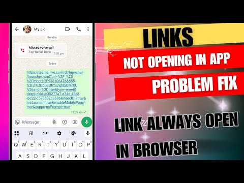 Link Not Opening On WhatsApp Problem solved | WhatsApp Link Not working Problem Solved