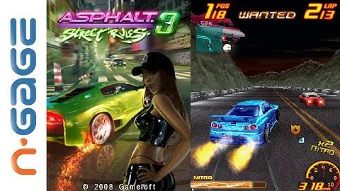 ASPHALT 3 STREET RULES - N-Gage 2.0 Game (All Race Challenge)