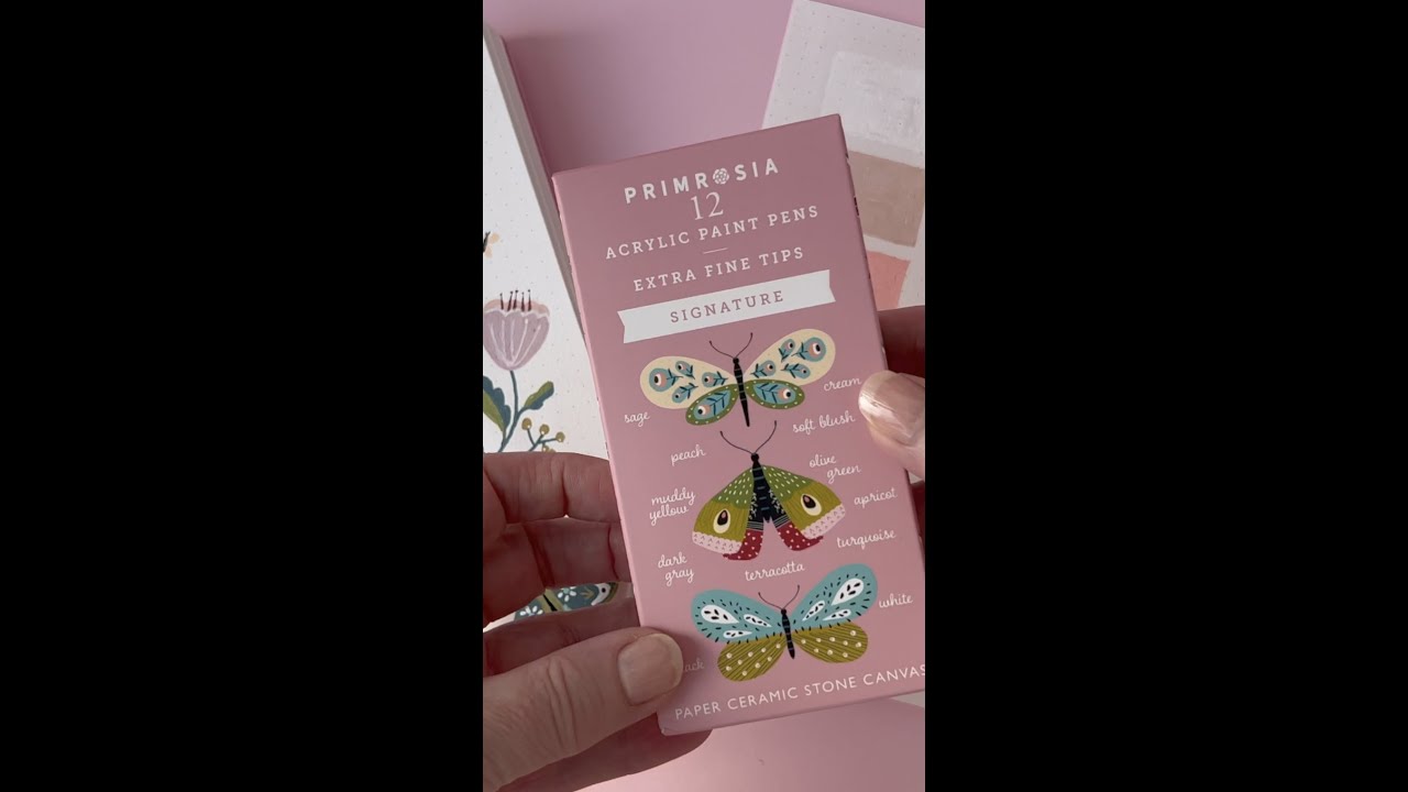 Primrosia Signature Acrylic Paint Pens Unboxing YouTube