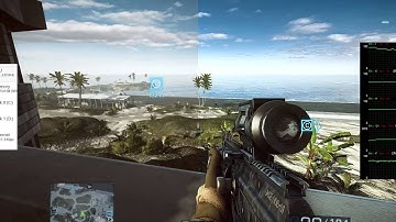 Battlefield 4 SweetFX Test Range Splitscreen