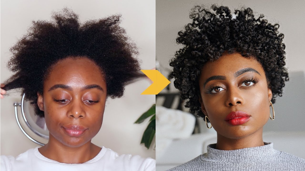 CURLY AFRO |  Flat Twist and Curl with New Briogeo Coil Custard