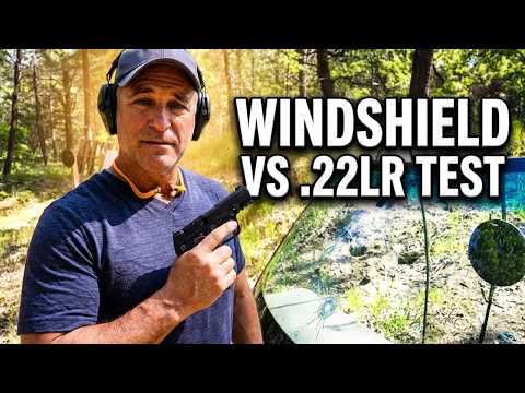 Effects of .22LR VS Truck Windshield - TheFirearmGuy