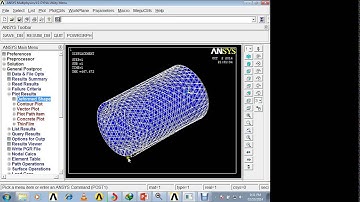 ANSYS-STATIC analysis of pressure vessel -Prof.P.p kulkarni, SKN Sinhagad college of engineerinh