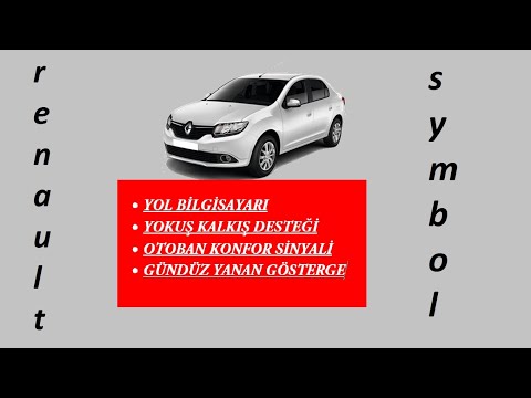 Renault Symbol (2015) Joy / DACİA Açtırabileceğiniz 7 Gizli Özellik
