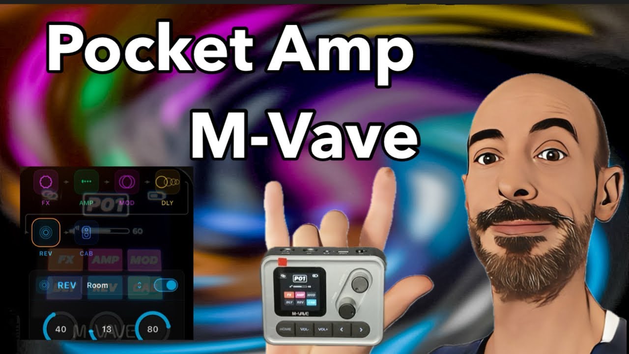 Pocket Amp Mvave el mejor multi-efectos para guitarra compacto (PT1)  | Unboxing Revisión y Prueba |
