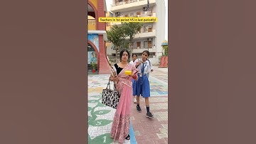 Teachers in 1 period VS in last period👩‍🏫 #shorts #ytshorts #teacherlife #sejalgabashorts