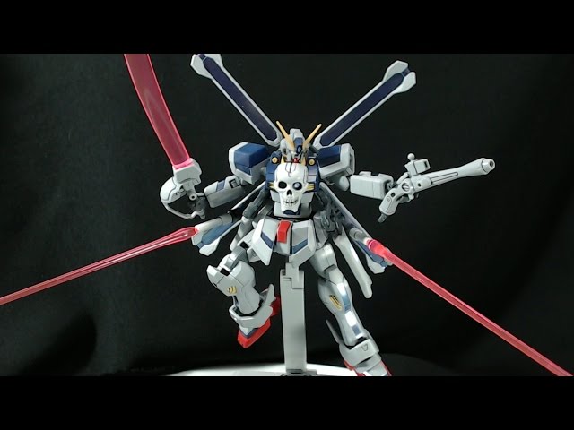 Review HGBF 1/144 Cross Bone Gundam Maoh By Newtypebuilds - YouTube