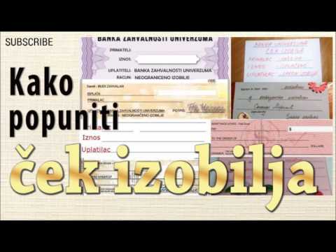 Video: Kako Unovčiti ček U Bjelorusiji