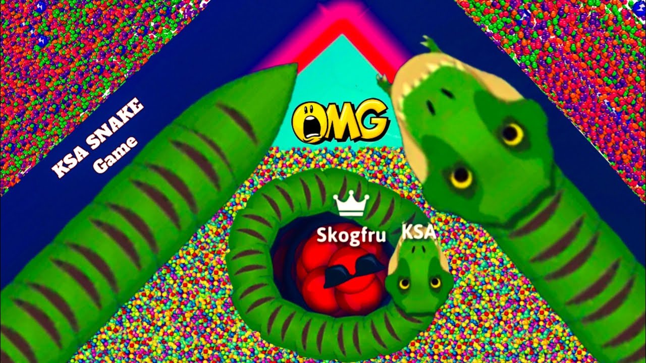 Snake.io 🐍 Gonzo snake skin party 🐍 Zero To Hero Gameplay | KSA SNAKE GAME