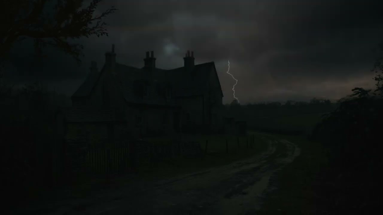 Gentle Rain on Valley Trail | Healing Thunder Echoes | Stress Relief for Deep Sleep