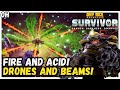 Fire and acid the beam  drone build