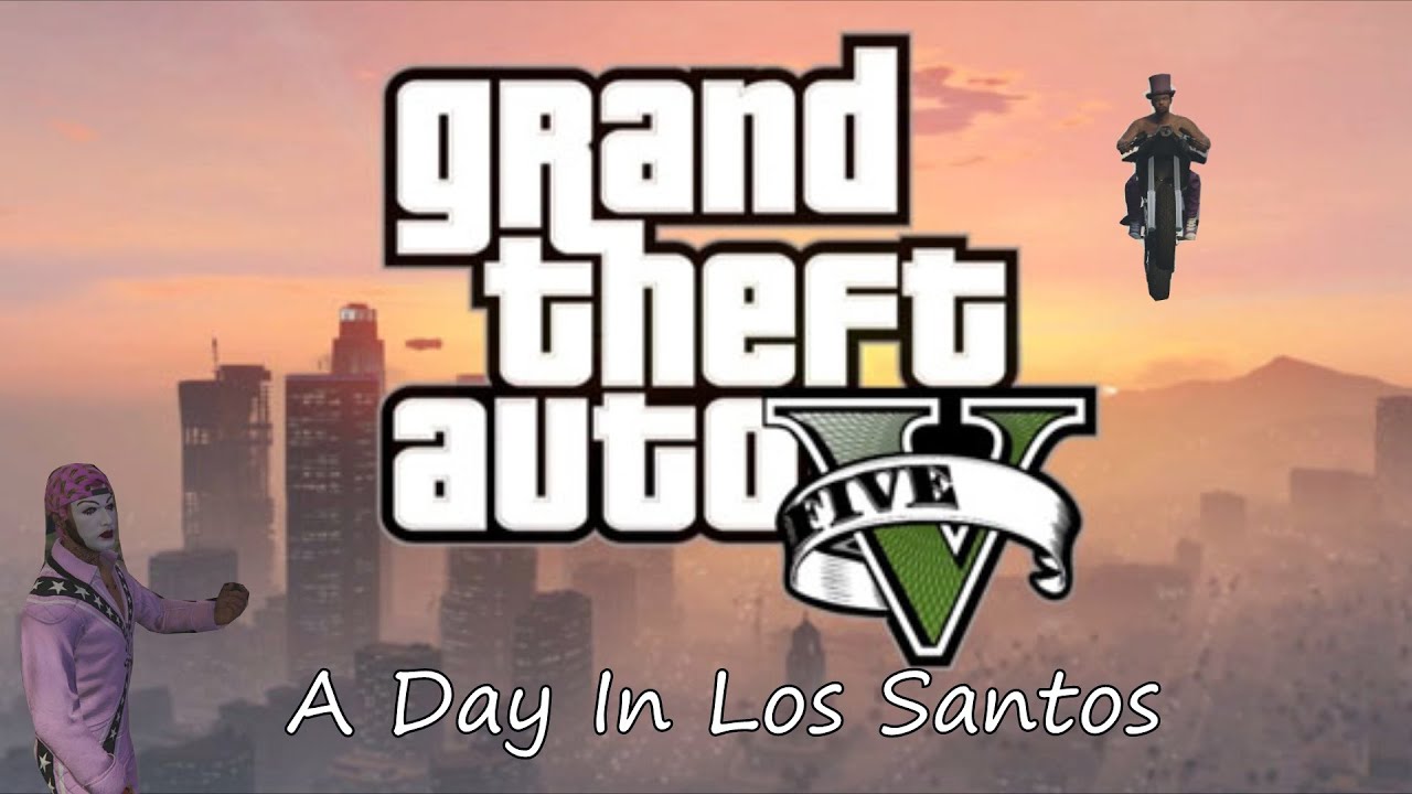GTA 5 - A Day In Los Santos ep. 2 // Funny Moments! - YouTube