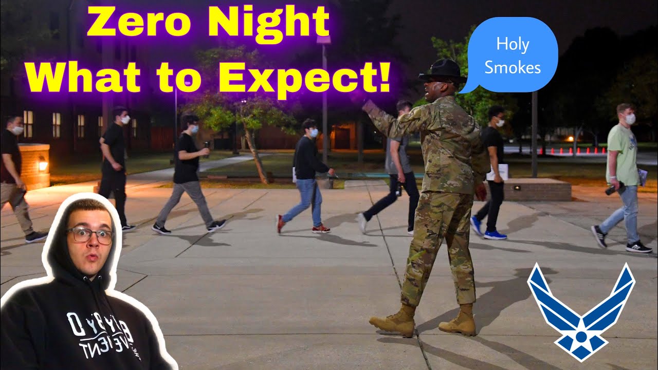 Zero Night at AIR FORCE BMT! What to expect! Leaving for Boot Camp ...