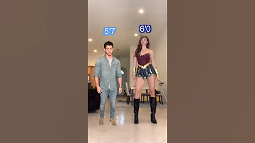 Comparing Height With The Jonas Brothers In Feet Jonasbrothers Height Wonderwoman 