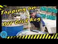 Siding the Log cabin and tapping a keg off grid.