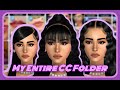 My Entire Sims CC Folder plus links