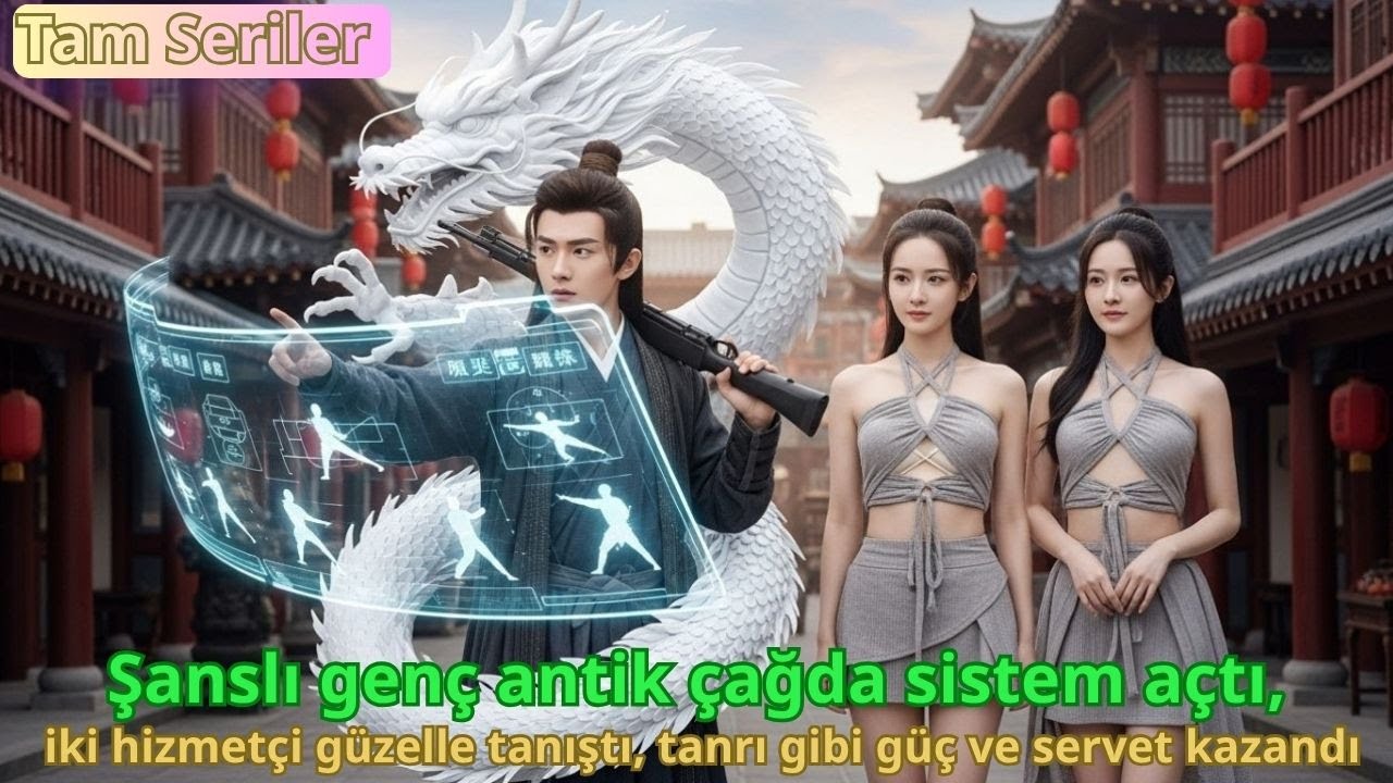 Şanslı genç antik çağda sistem açtı, iki hizmetçi güzelle tanıştı, tanrı gibi güç ve servet kazandı.