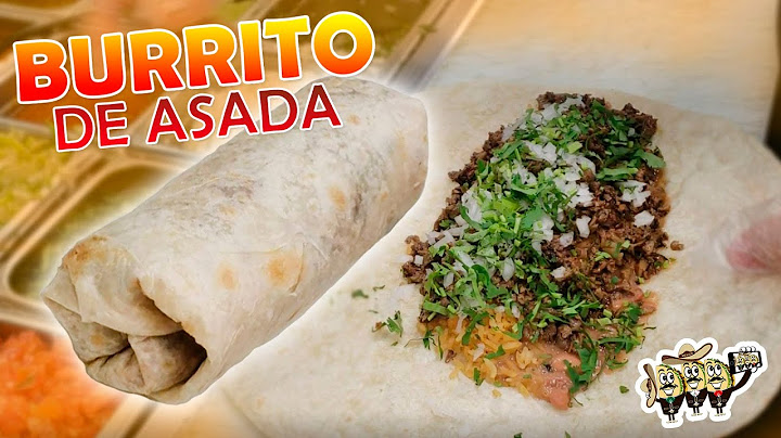 Burrito De Asada | Stand Up Tacos