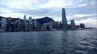 Star ferry ride, wan chai to tsim sha ...