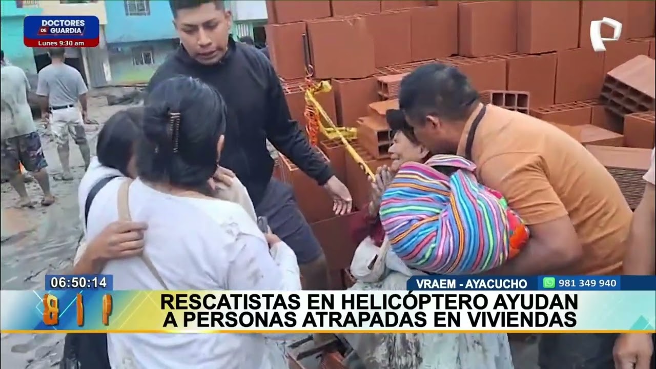 Ayacucho: desborde del río arrasa casas y vehículos en distrito de Ayna