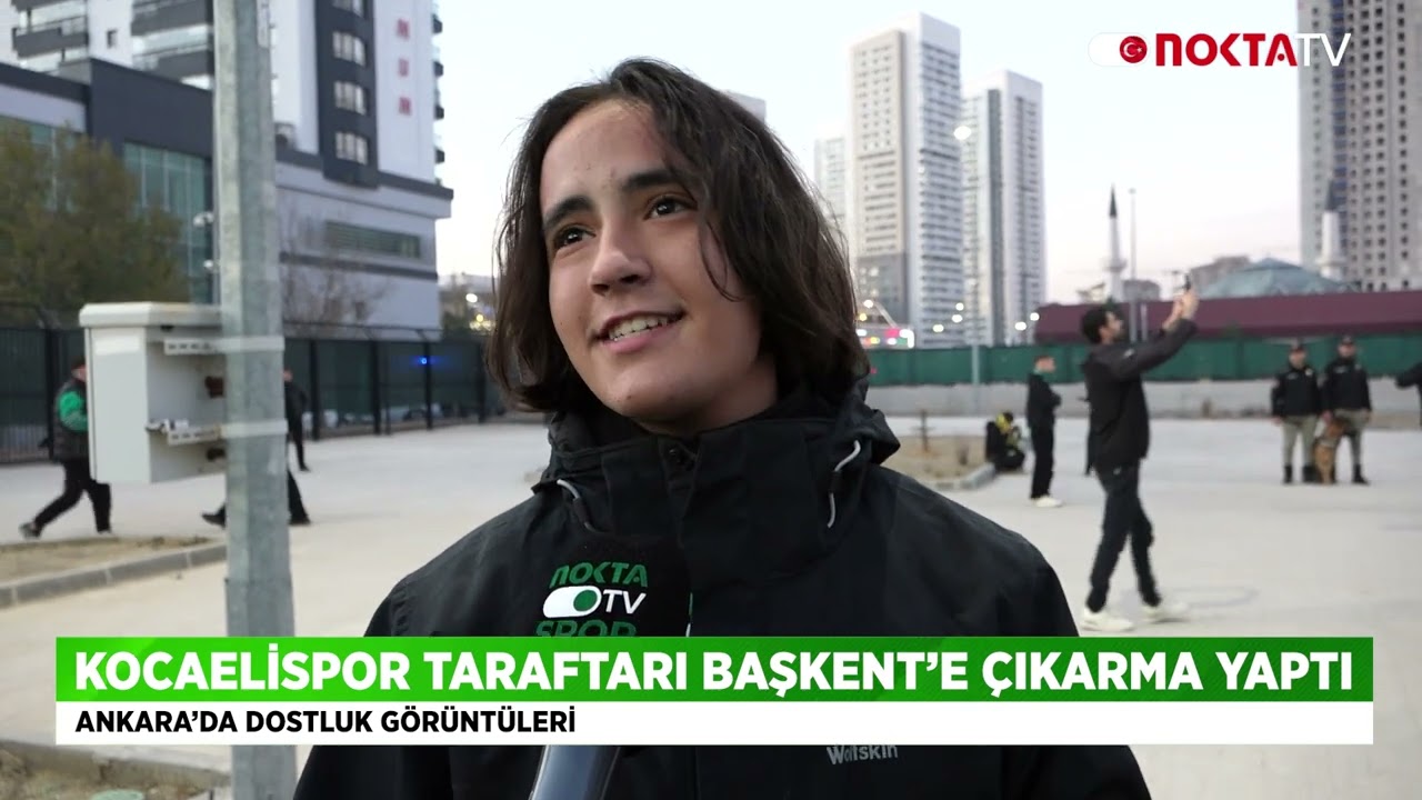 Kocaelispor taraftarı Başkent'e çıkarma yaptı