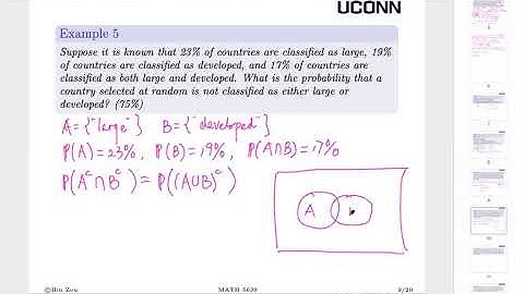 [MATH 5639 Actuarial Loss Models] Lecture 2: Probability Exercise 2