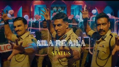 AILA RE AILA SONG  LYRICS STATUS | BLACK SCREEN WHATSAPP STATUS | THUNDER BOY STATUS