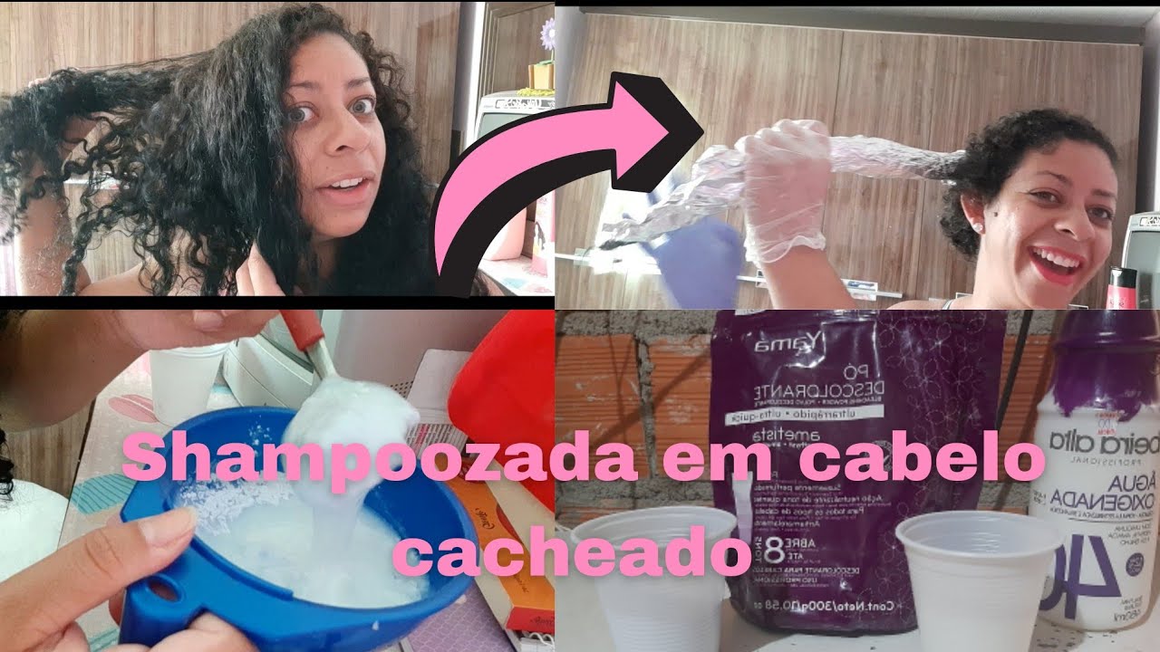 Shampoozada em cabelo cacheado preto . #guarulhos #cabeloscacheados # ...