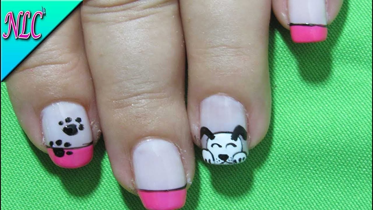 DECORACIÓN DE UÑA PERRITO- DOG NAIL ART -CÓMO HACER PERRITOS EN LAS UÑAS  NLC - thptnganamst.edu.vn