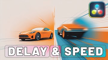 Add DELAY Or Change Animation SPEED In Davinci Resolve