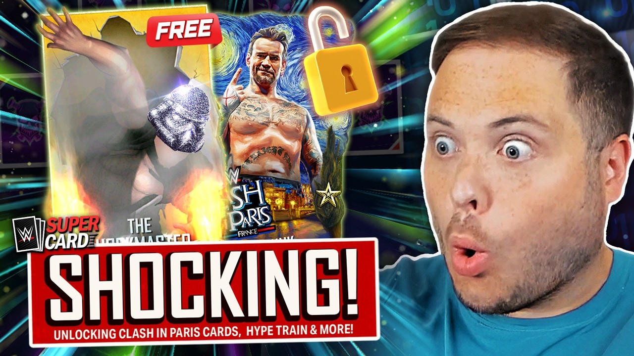 How to Claim a FREE SHOCKMASTER Pro in WWE SuperCard! 6 NEW PLE Cards UNLOCKED! 🔓