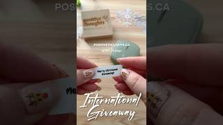international giveaway! Merry Christmas Free super cute label maker! #christmas #bulletjournal