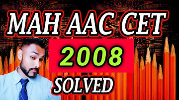 MAH AAC CET 2008 Solved Paper - BFA - Fine Art Entrance Exam Preparation