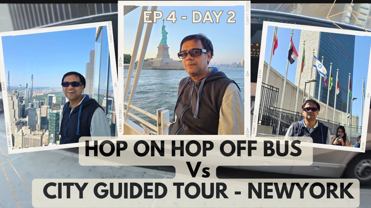 Видеоблог о Манхэттене: автобус Hop-on hop off в Нью-Йорке