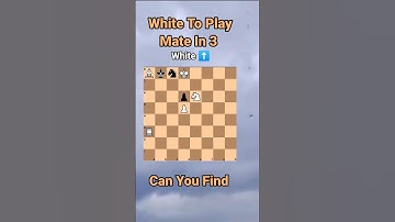 Mate In 3#chess #chesspuzzle