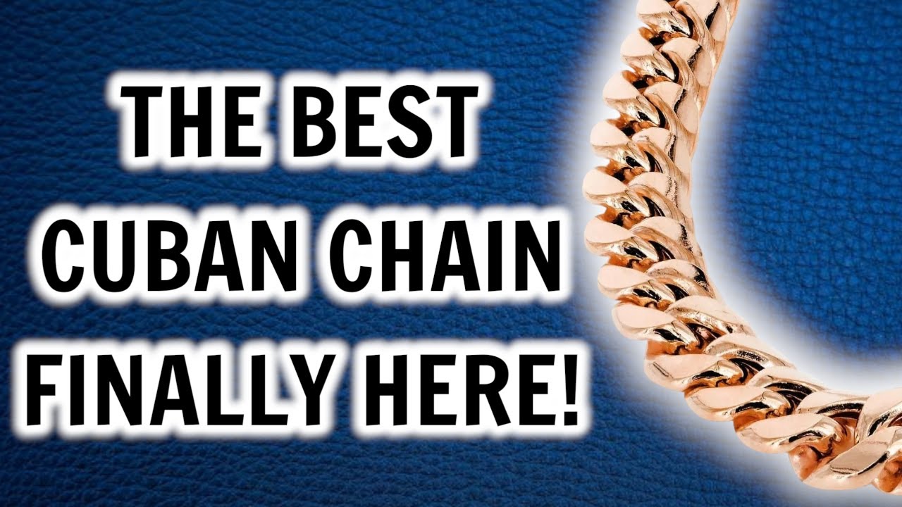 The Best! ROSE Gold Miami Cuban Link Chain You Can Buy!