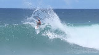 Sheldon Paishon Surfs Haleiwa