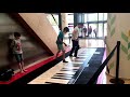 FADED (Alan Walker) on a Giant Piano 😎🥳🎹 played by 10 years old boy!