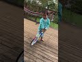 1 year old trying out tennis