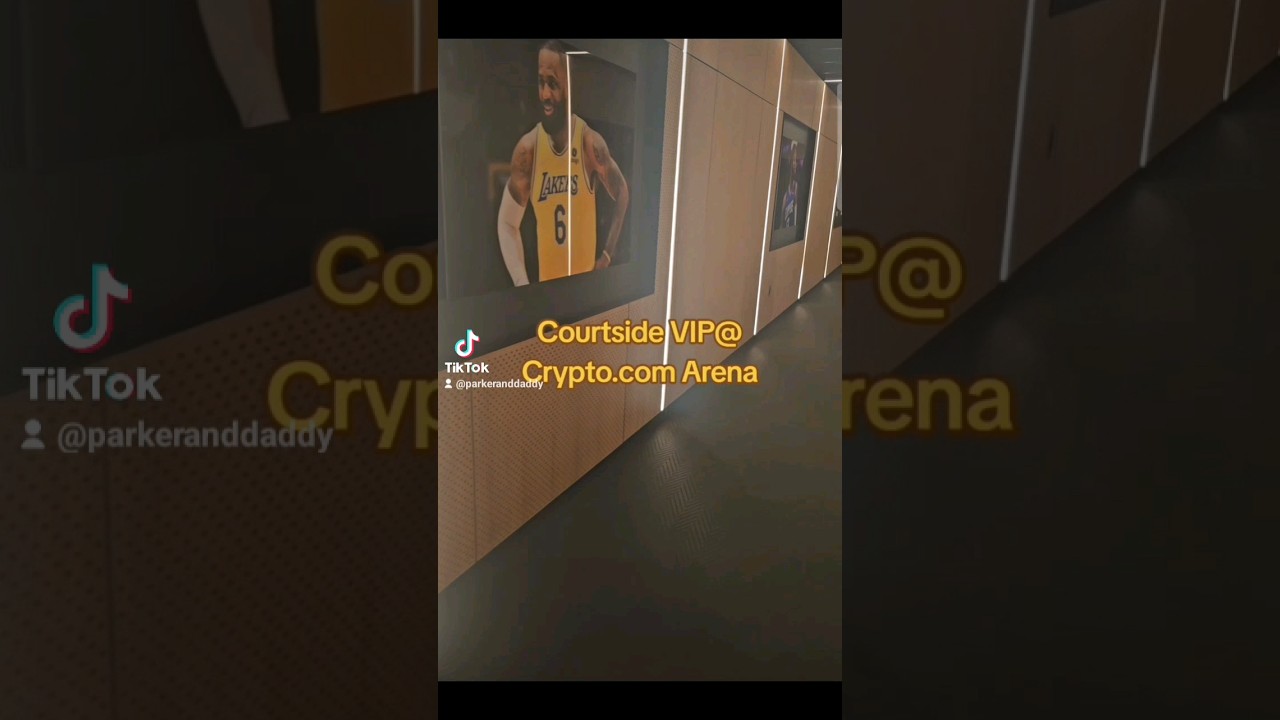 Courtside @ Crypto.com Arena! 