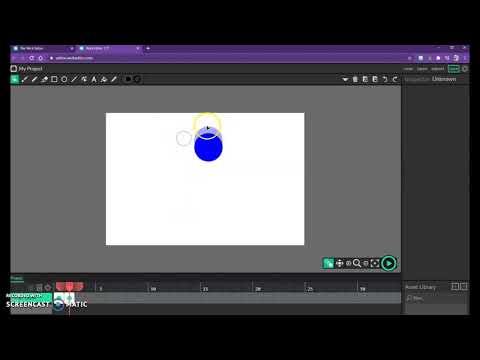Bouncing Ball in Wick Animator