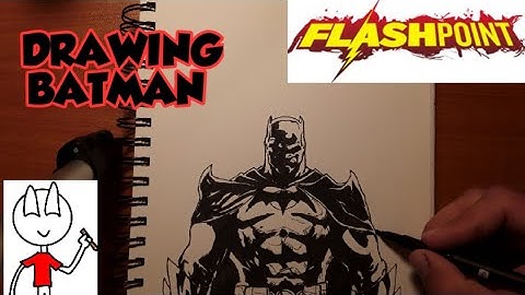 DRAWING: Batman (Flashpoint) Time Lapse
