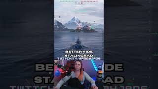 Silly Stalingrad 🤣 🤣 🤣  #wows #contentcreator #worldofwarships #wargamming #girlgamer