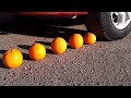 Crushing Crunchy &amp; Soft Things by Car! - EXPERIMENT: FRUITS VS CAR