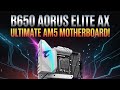 GIGABYTE B650 AORUS Elite AX Review — Best AMD Gaming Motherboard 2025! 🔥
