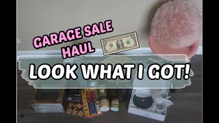 GARAGE SALE HAUL | RUSTIC DECOR, NEW ITEMS & MORE!