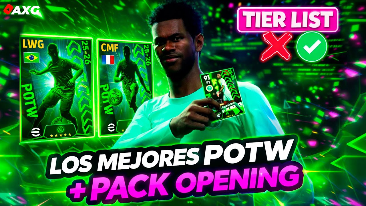 Sigue la MALDICIÓN de eFootball ⚰ ¿Cuales son los MEJORES POTW de la Semana? Tier List + Opening ✅